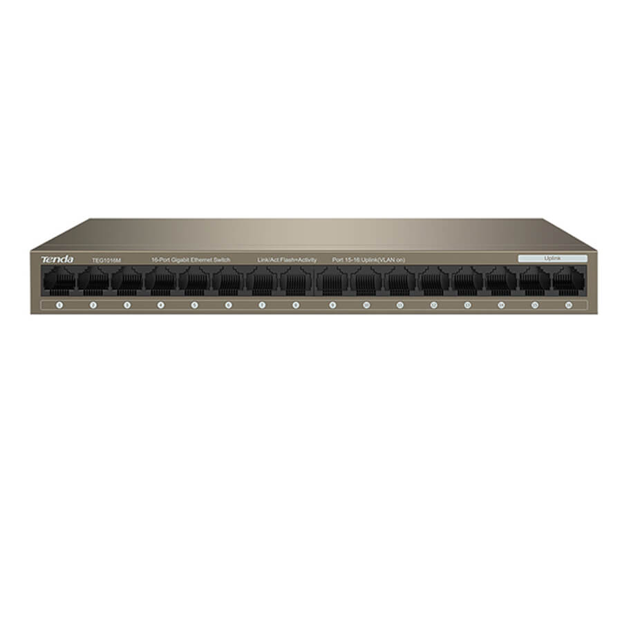 16-Port Gigabit Desktop Switch TENDA TEG1016M